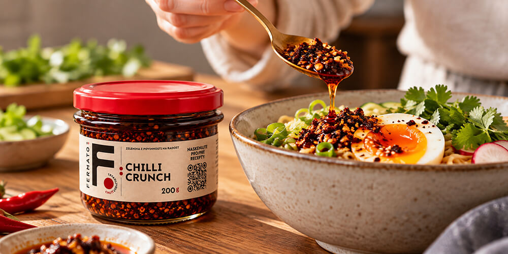FerMato Sečuánský chilli olej Crunch Normal 200g